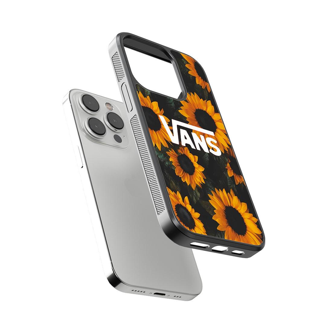 Vans & Sunflowers Glass Case