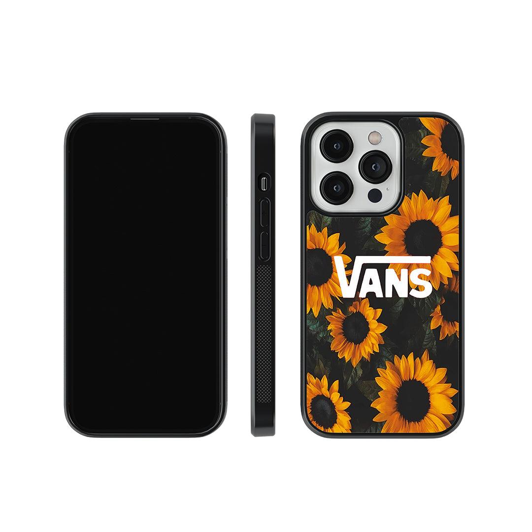 Vans & Sunflowers Glass Case